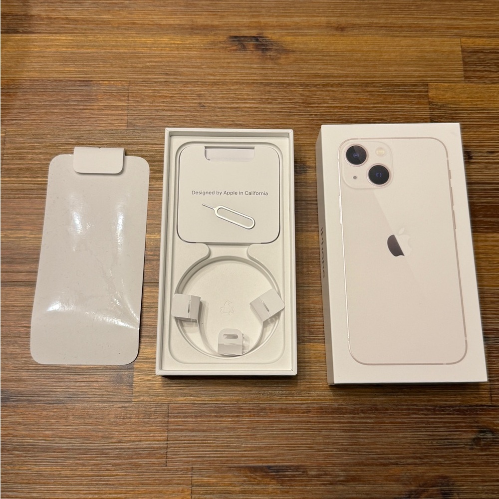 Apple iPhone 13 mini box, case, and screen protector - Picture 2 of 5